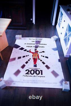 2001 A SPACE ODYSSEY 4x6 ft French Grande Rolled Movie Poster Rerelease 2018