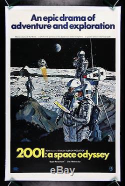2001 A SPACE ODYSSEY CineMasterpieces ORIGINAL MOVIE POSTER 1968 KUBRICK SCIFI