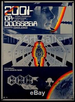 2001 A SPACE ODYSSEY Original! HUNGARIAN poster Stanley Kubrick Film Art Gallery