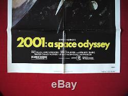 2001 A Space Odyssey 1980 Original Movie Poster 1sh Stanley Kubrick's Nm