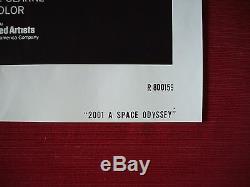 2001 A Space Odyssey 1980 Original Movie Poster 1sh Stanley Kubrick's Nm