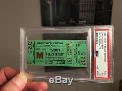 2001 A Space Odyssey Original 1969 Movie Ticket Stanley Kubrick PSA 5