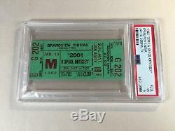 2001 A Space Odyssey Original 1969 Movie Ticket Stanley Kubrick PSA 5