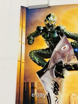 2002 SPIDERMAN DS 27x40 GREEN GOBLIN ORIGINAL MOVIE POSTER UNUSED RARE ZIGZAG