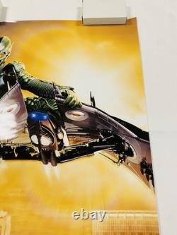 2002 SPIDERMAN DS 27x40 GREEN GOBLIN ORIGINAL MOVIE POSTER UNUSED RARE ZIGZAG