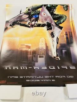 2002 SPIDERMAN DS 27x40 GREEN GOBLIN ORIGINAL MOVIE POSTER UNUSED RARE ZIGZAG