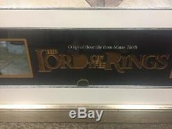 2006 Lord of the Rings Movie Prop Original Minis Tirith Floor Tile Framed COA