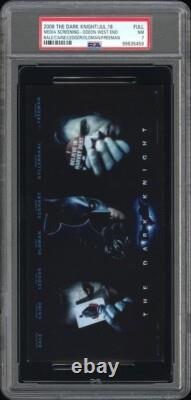 2008 The Dark Knight-full Jul. 18 Media Screening Ticket Psa 7 Pop 1