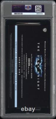 2008 The Dark Knight-full Jul. 18 Media Screening Ticket Psa 7 Pop 1