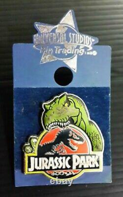 2010s Universal Studios Singapore Jurassic Park Pin x 2 UNUSED! MEGA RARE