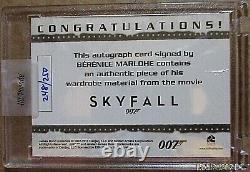 2021 Hit Parade James Bond Berenice Marlohe Autogrphed Memorabilia Trading Card