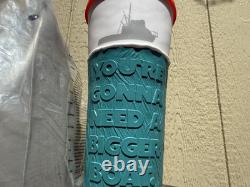 2025 Jaws 50th Anniversary Shark Popcorn Bucket & Cup Combo NEW 1975 Blockbuster