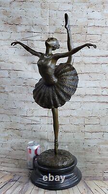 28 Tall Gorgeous Young Ballerina Collectible Movie Memorabilia Bronze Statue