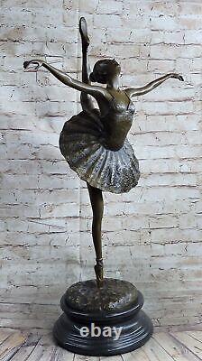 28 Tall Gorgeous Young Ballerina Collectible Movie Memorabilia Bronze Statue