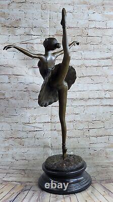 28 Tall Gorgeous Young Ballerina Collectible Movie Memorabilia Bronze Statue