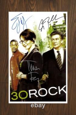 30 ROCK Signed Movie Poster 11x17 with COA Authentic Memorabilia