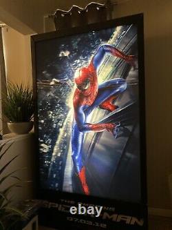 3D Amazing Spiderman Movie Theater Light Up Standee Display Poster 7.5' Tall