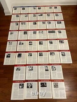 (44) Vintage 1961/1962 FILM FACTS Movie/Film Industry Newsletter Lot RARE