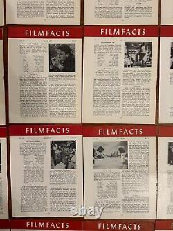 (44) Vintage 1961/1962 FILM FACTS Movie/Film Industry Newsletter Lot RARE