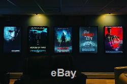 5-Pack 27x40 Custom Premium LED Light Box Movie Poster Display Frames