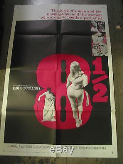 8 1/2 / Original U. S. One-sheet Movie Poster (federico Fellini)
