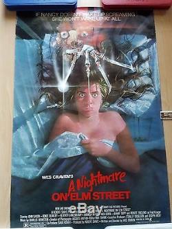 A NIGHTMARE ON ELM STREET ORIGINAL 1984 27x41 ONE-SHEET ROLLED