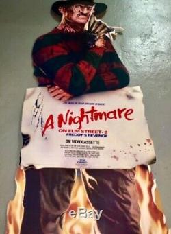 A Nightmare On Elm Street 2 Freddys Revenge 1985 Video Rental Store Standee