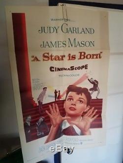 A Star Is Born original 1954 one sheet movie poster Judy Garland James Mason