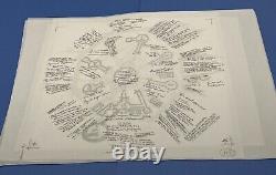 ABC LOST TV Show Season 2 Dharma Original Artwork of Dharma Protocol Map 4 Page