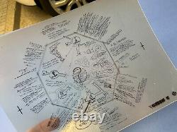ABC LOST TV Show Season 2 Original Artwork Swan Hatch Dharma Protocol Map WOW