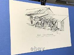 ABC LOST TV Show Season Two Dharma Authentic Original Artwork The Cantina