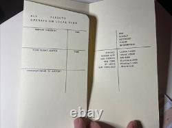AIRPLANE MOVIE prop production Original COA Props VTG plane Ticket X1