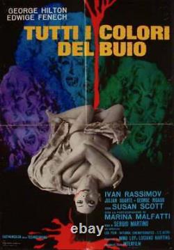 ALL THE COLORS OF THE DARK Italian 1F movie poster A 26x38 EDWIGE FENECH GIALLO