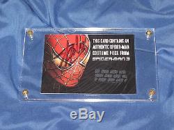 AMAZING SPIDER-MAN 3 Signed by Stan Lee Original Costume Prop Card