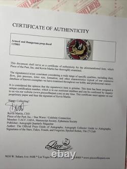 ARMED AND DANGEROUS movie prop production Original COA Props VTG Action X1