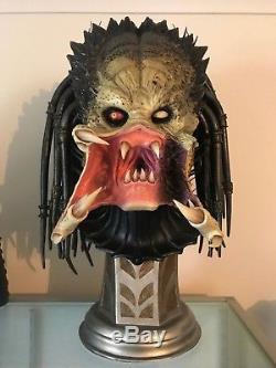 AVP WOLF Predator Life Size BUST Prop Replica SIDESHOW RARE ORIGINAL BOX VGC