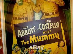 Abbott And Costello Meet The Mummy / 1955 / Universal Pictures / 40x60 Poster