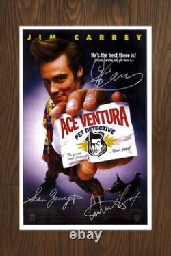 Ace Ventura Signed Movie Poster 11x17 with COA Authentic Memorabilia