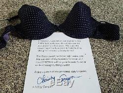 Adult Film Star Christy Canyon Signed Owned/Worn SEXY Bra withCOA