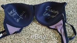 Adult Film Star Christy Canyon Signed Owned/Worn SEXY Bra withCOA