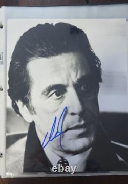 Al Pacino 8x10 Original Autograph Photo COA Authentic Movie Memorabilia
