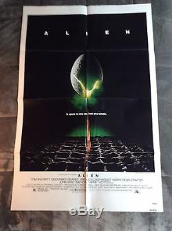 Alien 1979 Original 27x41 1-sheet Movie Poster Sigourney Weaver John Hurt