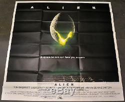 Alien 1979 Original 81x81 6-sheet Movie Poster Sigourney Weaver John Hurt