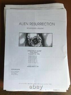 Alien Resurrection Original Storyboards
