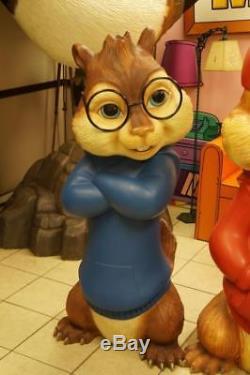 Alvin And The Chipmunks Life Size Statue Movie Store Display Prop Huge Rare