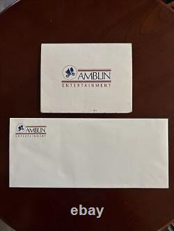 Amblin Entertainment / Steven Spielberg Production Memorabilia