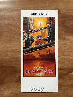 An American Tale Special Screening Ticket Vintage Rare