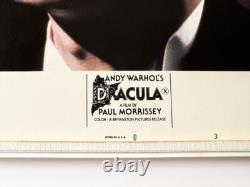 Andy Warhol Dracula 1974 Original Vintage Lobby Cards Udo Kier Framed