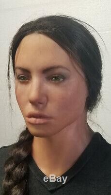 Angelina Jolie Lara Croft Lifesize Silicone Bust Tomb Raider 11