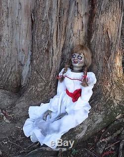 Annabelle Haunted Halloween Horror Puppet Doll Conjuring 2 James Wan Creation